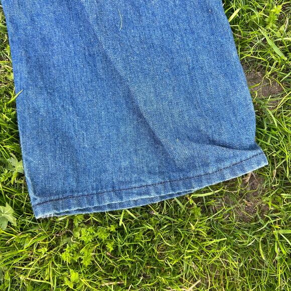 Vintage 70s? Carhartt Made in USA 38x34 denim jean overalls - Picture 3 of 7